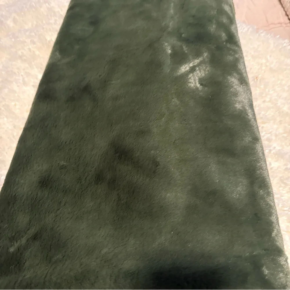 West Elm Dark green Throw Blanket